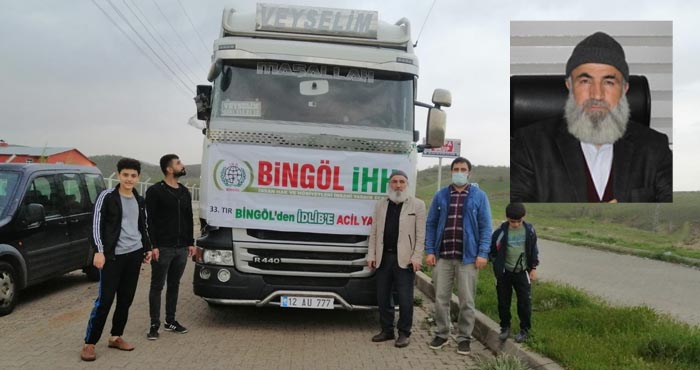 Bingöl’den Suriye’ye 33. insani yardım tırı