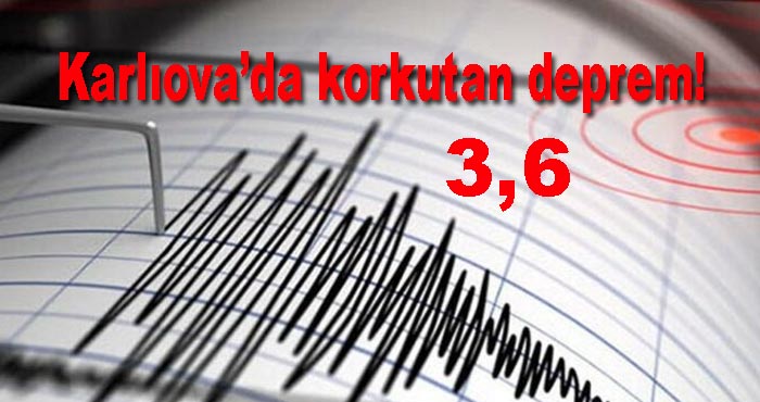Bingöl Karlıova'da 3,6 büyüklüğünde deprem