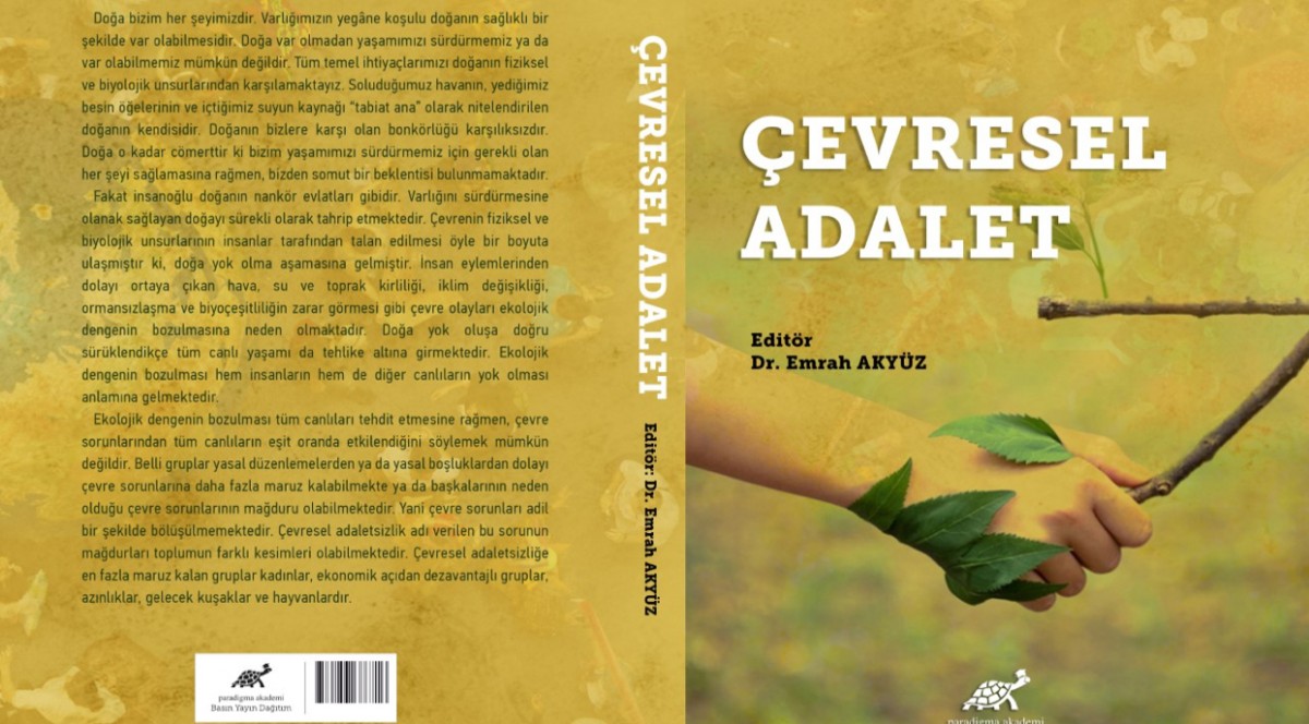 Akademisyen Dr. Emrah Akyüz’ün “Çevresel Adalet” kitabı çıktı