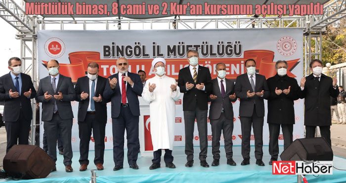 Diyanet İşleri Başkanı Erbaş, Bingöl'de toplu açılışa katıldı
