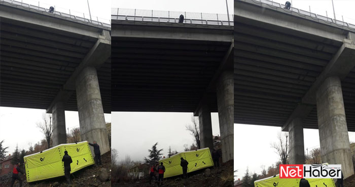 Çapakçur Köprüsünde intihar girişimi