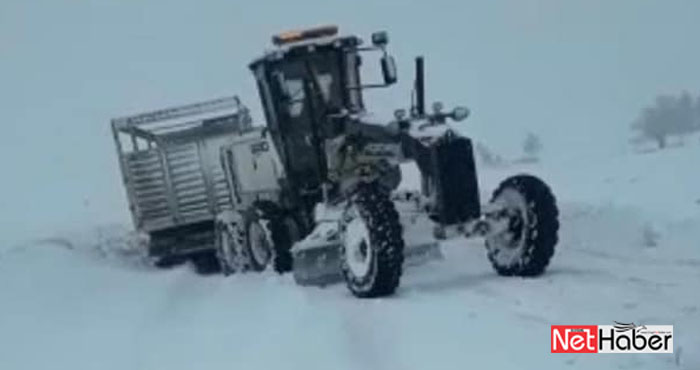 Bingöl'de kar yağışı! 130 köy yolu ulaşıma kapandı