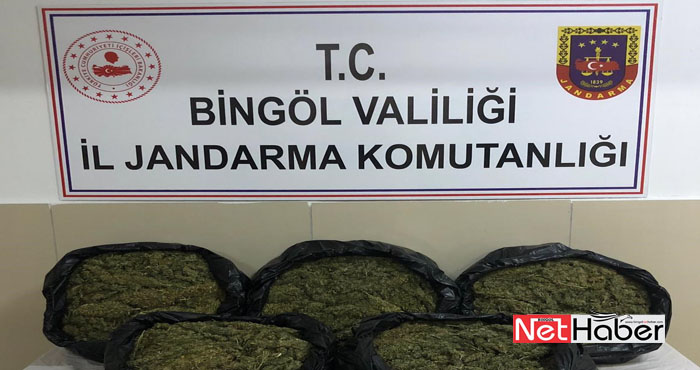 Bingöl'de uyuşturucuya geçit yok! 9 kilo esrar ele geçirildi
