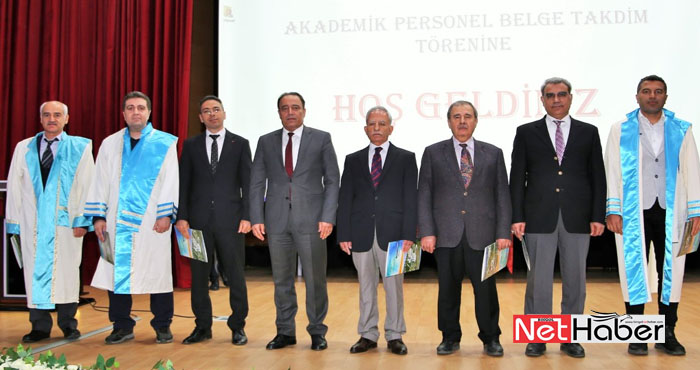 Bingöl Üniversitesi'nde 148 akademisyene ‘Tebrik Belgesi’ verildi
