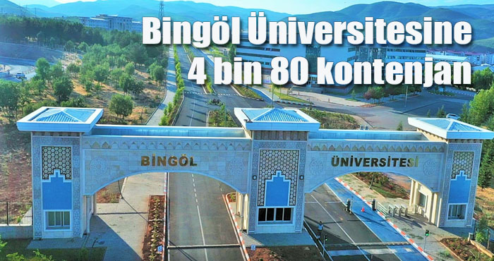 Bingöl Üniversitesine 4 bin 880 kontenjan ayrıldı