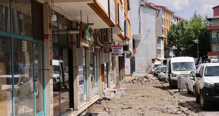 Bingöl Belediyesi yol ve kaldırımları yeniliyor