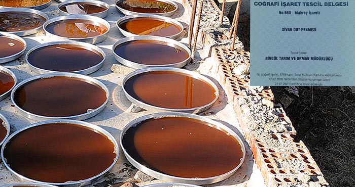 Sivan Dut Pekmezine coğrafi işaret