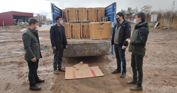 Bingöl'de 93 köyde 1832 kuzineli soba dağıtıldı