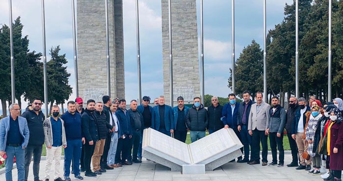 Bingöl şehit ve gazi aileleri Çanakkale'de
