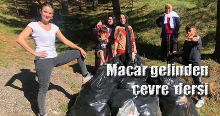 Yabancı gelinden çevre duyarlılığı
