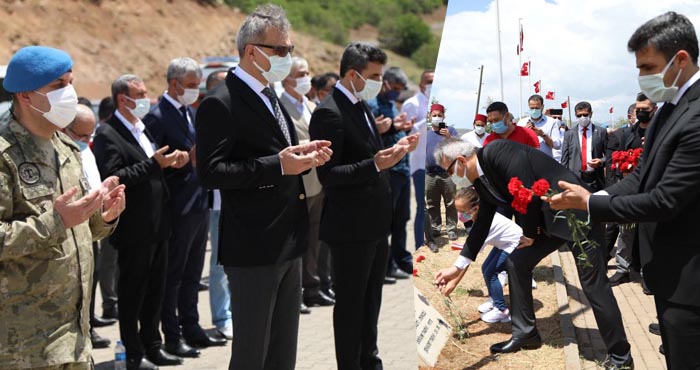 Şehit 33 asker törenle anıldı