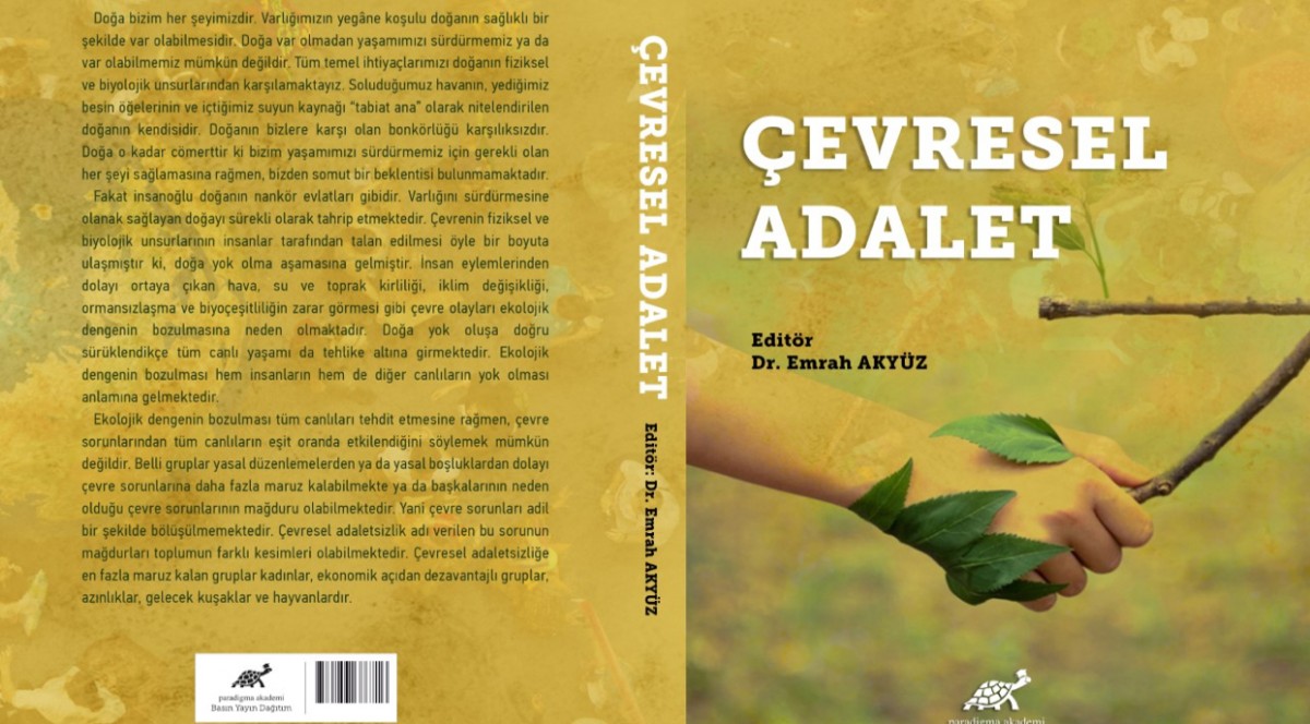 Akademisyen Dr. Emrah Akyüz’ün “Çevresel Adalet” kitabı çıktı