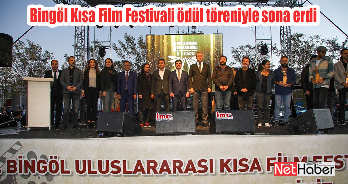 Bingöl Kısa Film Festivali ödül töreni