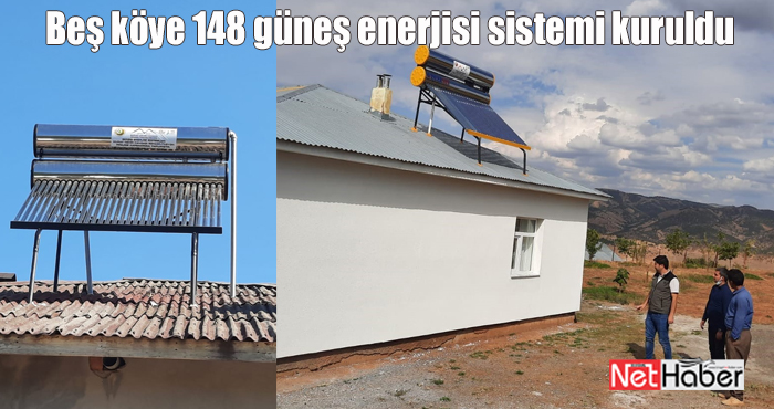Bingöl'de 5 köye güneş enerjisi sistemi kuruldu