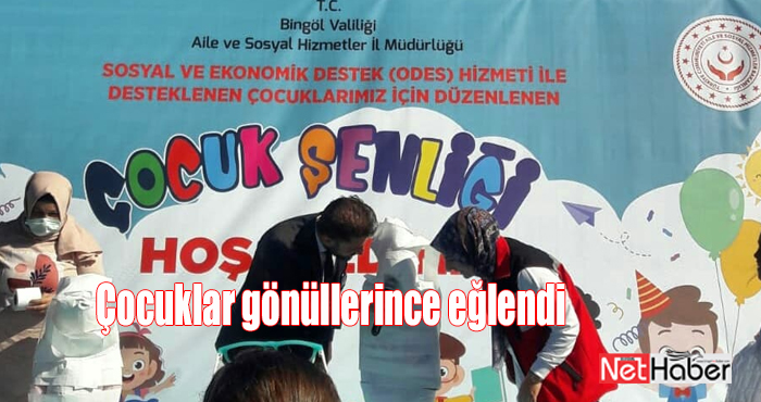 Devlet desteğindeki çocuklar şenlendi