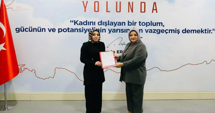 AK Parti Bingöl Kadın Kolları Başkanlığına Maşife Gündoğdu atandı
