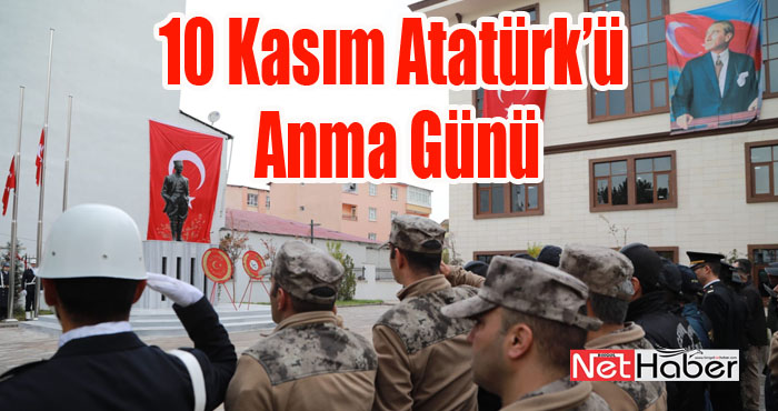 10 Kasım Atatürk’ü Anma Günü törenle kutlandı