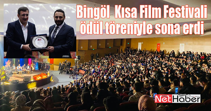 Bingöl 4. Kısa Film Festivali ödül töreniyle sona erdi