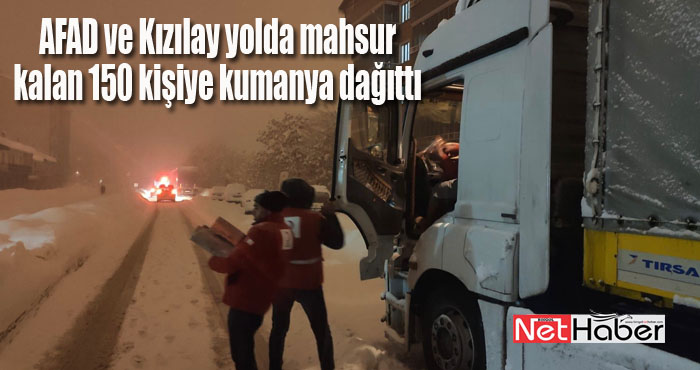 Bingöl Diyarbakır kara yolunda 150 kişi mahsur kaldı