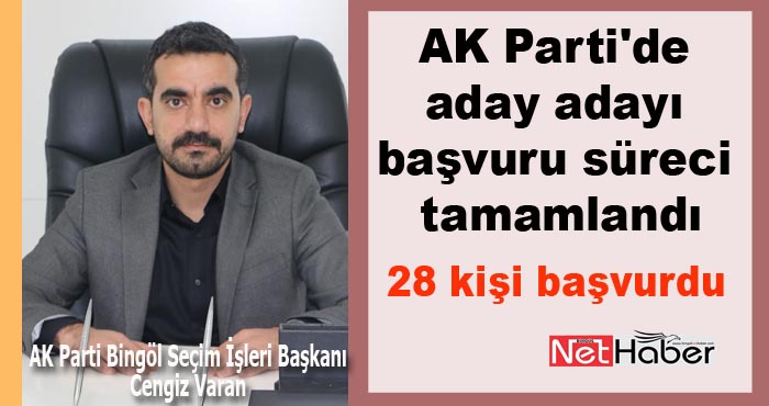 AK Parti'de aday adayı başvuru süreci tamamlandı