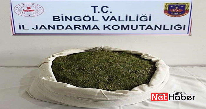Bingöl'de 21 kilogram esrar ele geçirildi