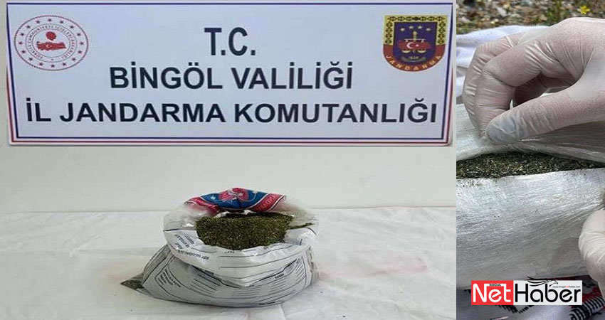 Bingöl'de menfeze gizlenmiş uyuşturucu bulundu