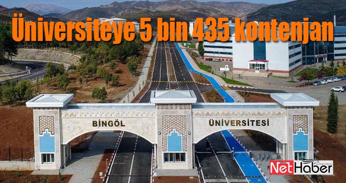 Bingöl Üniversitesi'ne 5 bin 435 kontenjan verildi