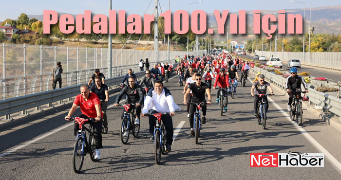 Bingöl'de Cumhuriyetin 100. Yılı için pedal çevirdiler