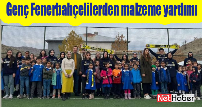 Fenerbahçe taraftarlarından spor malzemesi desteği