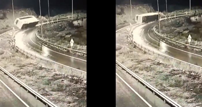 Mersin'de 9 kişinin öldüğü otobüsün kaza anı