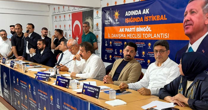 AK Parti Bingöl İl Danışma Meclisi Toplantısı gerçekleştirildi