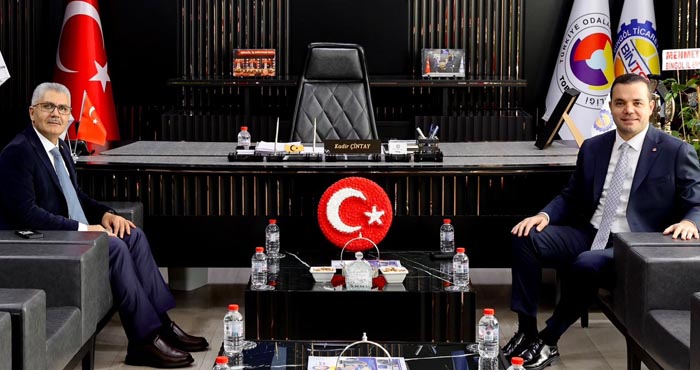 Vali Çelik’ten Bingöl TSO Başkanı Çintay’a hayırlı olsun ziyareti